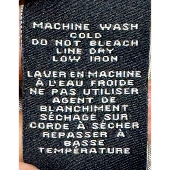 MARC BY MARC JACOBS Black/Ivory Linen Blend Zip Front Jacket, Sz L - Picture 13 of 13